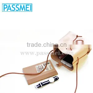 Women Vegetable Tanned Leather Bucket Bag thumbnail-3