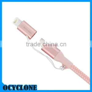 5FT 2 in 1 Data Charger Cable for Iphone for Samsung thumbnail-6
