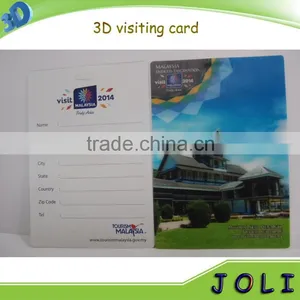 China Factory 4C Offset Pet Lenticular 3d Visiting Card Printing thumbnail-5