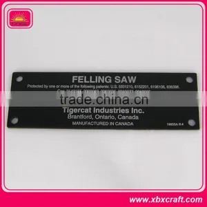 Custom Metal Label Signs,thin Machine Metal Label thumbnail-2