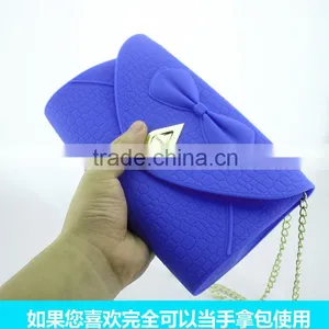 2014 Hot Sell Fashion Colorful Sell Silicone Single Shoulder Bag thumbnail-2