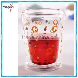 Pyrex Bulk Heat Resistant Drinking Tea Glass Cup With Round Bottom thumbnail-1