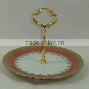 Ceramic Porcelain Cake Plate thumbnail-1