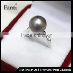 Real Natural Pearl Ring Real 925 Silver Ring Real Sea Pearl Price thumbnail-1