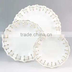 Factory Direct Dinner Plate, Ceramic Plate, 12" Ceramic Pizza Plate thumbnail-1
