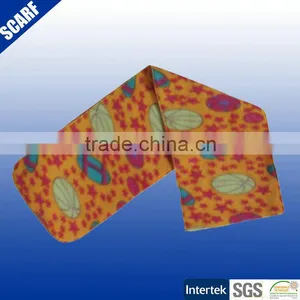 Oblong Printed Polar Fleece Scarf Winter Scarf 100 Polyester thumbnail-1