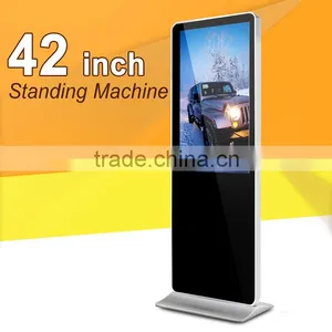 42 Inch Stand Alone Interactive LCD Advertising Digital Signage Video Display With Touch Screen thumbnail-1