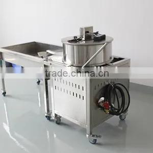 Stainless Steel LPG Heating Popcorn Machine Electric Mixer Function thumbnail-4