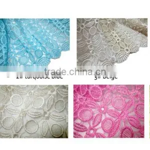 29233 Green Embroidery Lace Tulle Net Wedding Dress Lace Fabric 2015 thumbnail-2