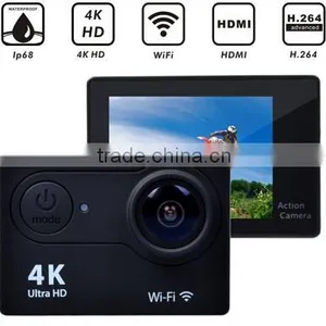 H9 4k Ultra-hd Action Cam 1080P Zoom Time Lapse Helmet Camcorder DV Video Wireless Sport Action Camera 4k With Remote Control thumbnail-2
