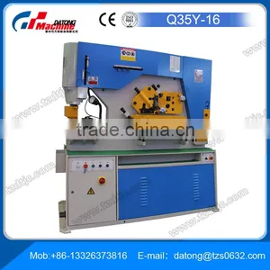 Q35Y-16 Hydraulic Ironworker , Punching and Shearing Machine , Metal Cutting Machine thumbnail-1