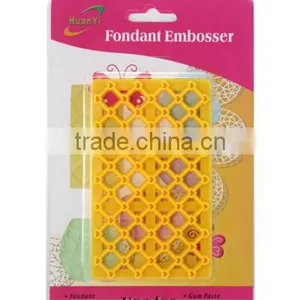 New Fondant Cake Decorating Tools Embosser Cutter Icing Embosser Mould Mold thumbnail-1