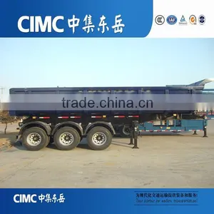CIMC Hydraulic Cylinder Tractor U Shape Tipper Trailer, Semi Dump Truck Trailer thumbnail-2