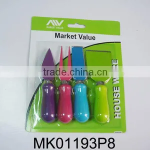 4PCS NON-STICK COATING CHEESE KNIVES SET thumbnail-1
