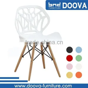 Modern Armless White Dining Plastic Chair Price thumbnail-1