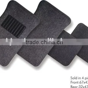 Universal Anti-slip Front & Rear Car Truck SUV Carpet Car Mat thumbnail-3