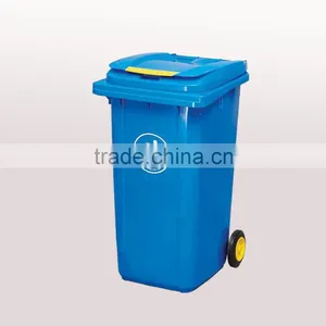 240L Plastic Outdoor Waste Bin/ Trash Bin/ Wheelie Bin thumbnail-1