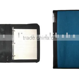 600D FILE FOLDER WITH O RING BINDER WITH PEN HOLDER thumbnail-1