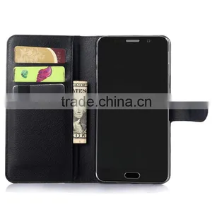 High Quality Leather Holster Card Wallet Folio Stand Flip Case Cover for Samsung GALAXY Note 5 thumbnail-2