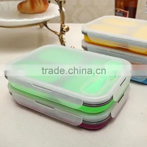 Plastic Containers Silicone Lunch Box for Kids thumbnail-3