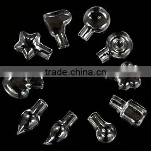 Mini Spherical Glass Bottles for Necklace Pendants With Cork thumbnail-3