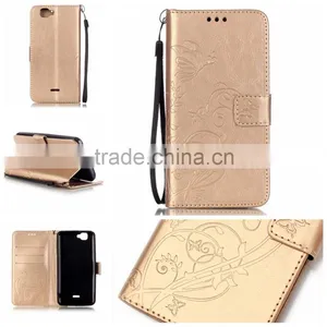 New Arrival Flip Leather Cover for Wiko Rain Bow , Wallet Case for Wiko Rain Bow thumbnail-1