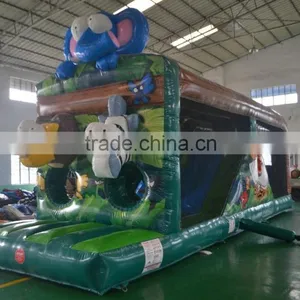SUNJOY 2016 New Designed Giant Inflatable Obstacle Course, Inflatable Bouncer Obstacle, Obstacle Slide for Sale thumbnail-2
