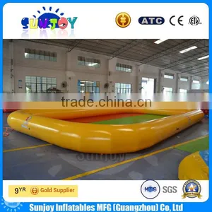 Hot Sale Giant Yellow Inflatable Rectangle Swimming Pool thumbnail-1