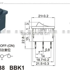 16a 30a Lighted Rocker Switch,rocker Switch Used in Desk USB Mini Fan thumbnail-5