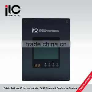 IP LAN Network Audio Adapter IP PA System & IP Digital Amplifier T-6705U thumbnail-1