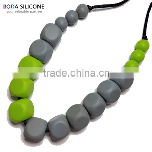 Silicone Chew Necklacefor Teething Silicone Necklace thumbnail-2
