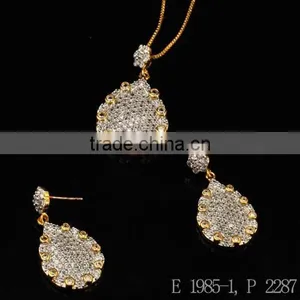 China Wholesale 925 Silver Jewelry Set thumbnail-1