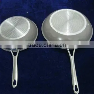 Nonstick Aluminium Fry Pan With Stainless Steel Handle thumbnail-2