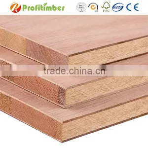 12mm 15mm 18mm 25mm Poplar Core Natural Wood Veneered Blockboard Block Board thumbnail-3