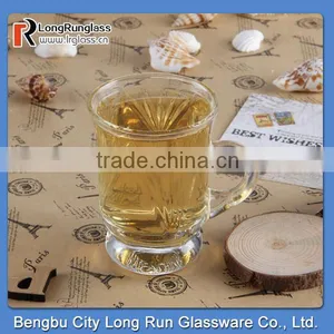 LongRun 5.5oz Carved Frosted Attractive and Durable Mug Tea Cup With Handle Wholesale thumbnail-3