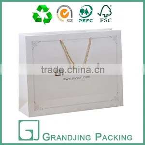 Promotional Clothing Packaging Carrier Shopping Paper Bag Reusable thumbnail-1
