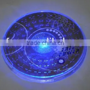 High Quality Colorful LED Flash Coaster /flash Frink Coaster/led Flash Bottle Coaster thumbnail-2