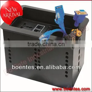 New Design: Aluminum Cable Cubby With HDMI and VGA Cables/ Pop Up Socket With Cables thumbnail-1