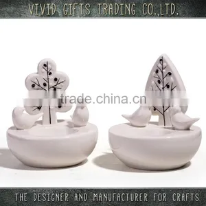 Wholesale Porcelain Cheap Modern Christmas Candle Holder thumbnail-2