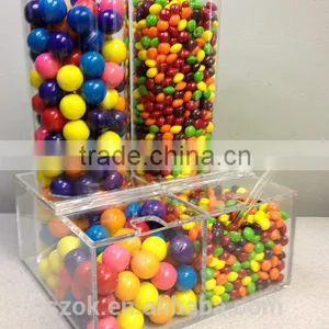 Hot Selling Clear Acrylic Candy Tube thumbnail-1