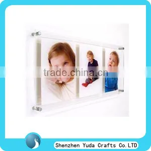 Wall Mount Custom Clear Acrylic Waterproof Baby Photo Frame Funny Love Wall Hanging Picture Photo Frame With Screws High Quality thumbnail-1
