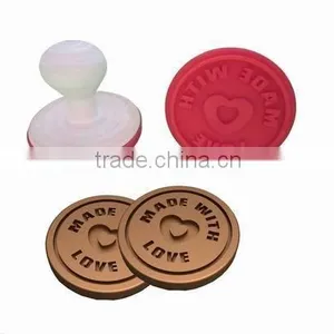 Silicone Cookie Stamp "made With Love" Valentines Day Gift thumbnail-2
