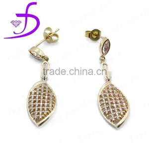 2015 925 Sterling Silver Gemstone Gothic Earring thumbnail-1