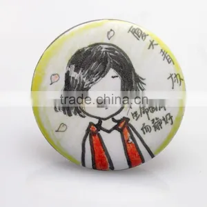 Custom Made Magnetic Souvenir Tin Badge thumbnail-6