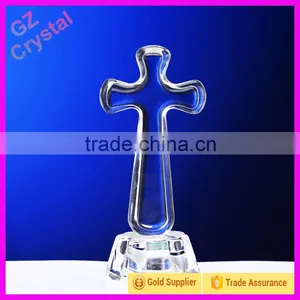 Jesus 3D Laser Engraving Crystal Cross Standing thumbnail-4