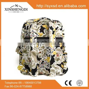 Good Quality Cotton Floral Quilted Casual Organic Back Pack Bag thumbnail-2