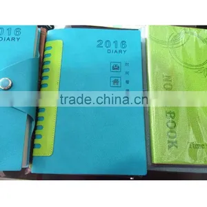 Custom Chinese Character Print Promotional Journal PU Leather Recycled Notebook thumbnail-2