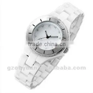 Fashion Wristwatch for Men or Women, White Ceramic Wristwatch thumbnail-1