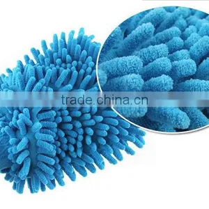 Microfiber Premium Car Wash Mitt ,Dual Sided Chenille Glove Cleaning Cloth Towel for Car, Wood, Furniture & Glass thumbnail-2