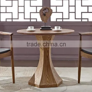 Wholesale Round Wooden Tea Table Design Wooden Dining Table thumbnail-1